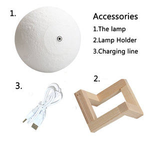 Moon Light LED Night Light Lamp  For Bedroom Decoration