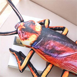 Giant Simulation Cockroach Insect Plush Stuffed Toy Doll Gift