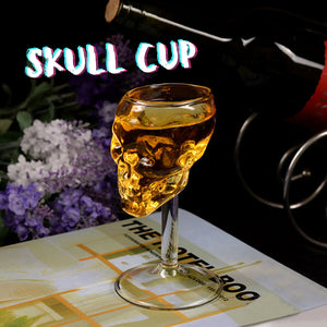 Skull Head Winel Gasses Cup Bar Decor Gift