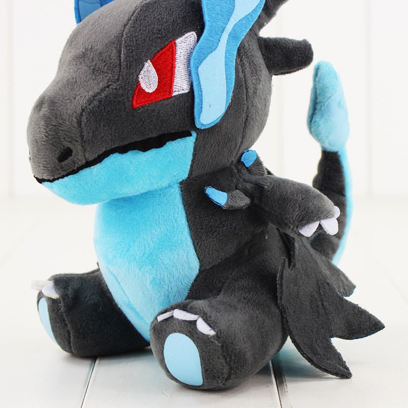 Mega Charizard X Blue Dragon Pokemon SD Style Plush Stuffed Dolls Gift