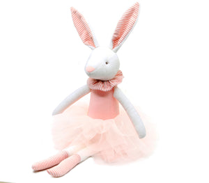 Cute Luxury Ballerina Bunny Rabbit Girl Plush Stuffed Doll Gift
