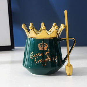 Queen of Everything Crown Milk Coffee Mug Cup