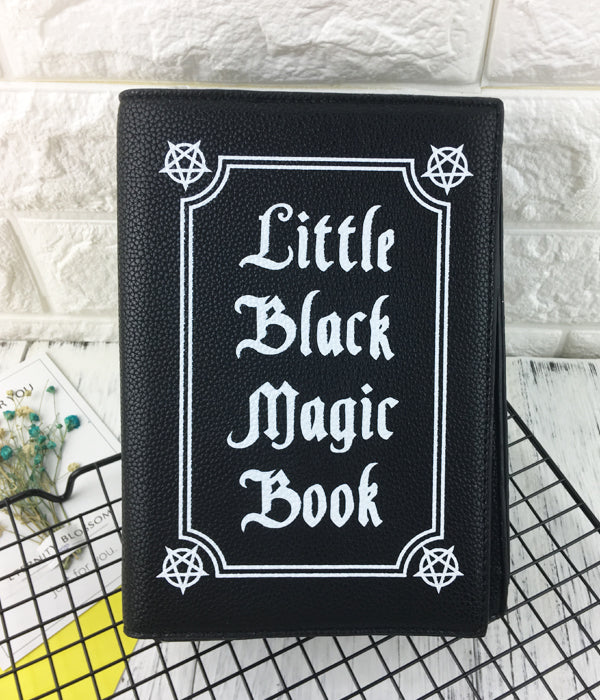 Dark Magic Book of Spells Leather Purse Handbag Shoulder Bag