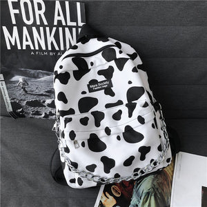 Cute Leopard Skin Print Pattern Waterproof Backpack School Bag