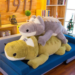 Large Size Sleeping Crocodile Doll Pillow Plush Toy