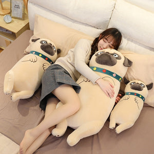 Cute Cartoon Pug Dog Plush Toys Stuffed Pillow Dolls