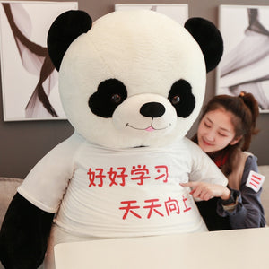 Cute Panda Bear Giant Size Stuffed Plush Doll