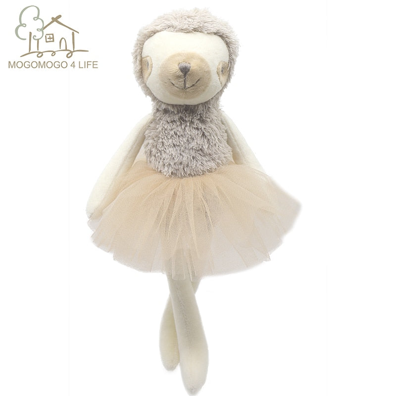 Cute Luxury Ballerina Sloth Plush Stuffed Toys Birthday Gift