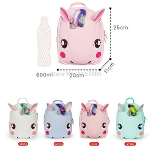 Long Horn UNICORN Children's School Bag Waterproof Backpack