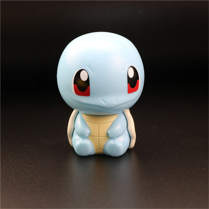 8 Pcs Pokemon Pikachu Squirtle Gengar Mew Psyduck Rowlet Action FiguresToys Gifts
