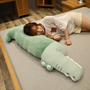 Funny Crocodile Alligator Soft Plush Pillow Stuffed Doll Rest Nap Cushion