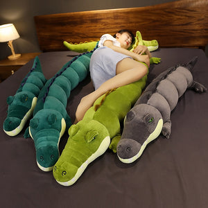 Funny Simulation Crocodile Large Long Plush Stuffed Pillow Cushion Doll