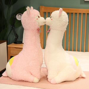 Cute Cartoon Fluffy Alpaca Large Size Stuffed Plush Pillow Doll