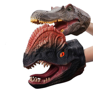 Realistic Dinosaur Animals Head Figure Hand Puppet