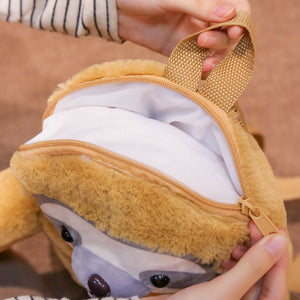 Cute Sloth Plush Small Backpacks Doll Bag Gifts