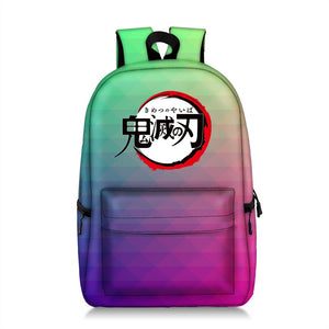 Anime Demon Slayer: Kimetsu no Yaiba Full Print Backpack School Bag