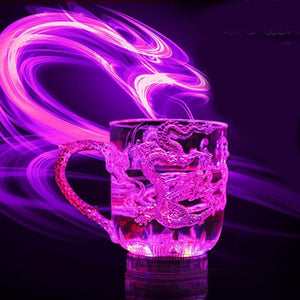 Magic Color Changing Dragon LED Light Beer Glasses Mugs
