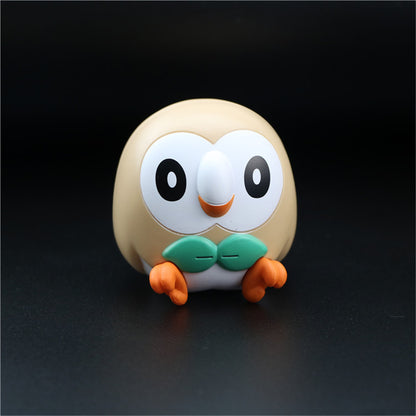 8 Pcs Pokemon Pikachu Squirtle Gengar Mew Psyduck Rowlet Action FiguresToys Gifts