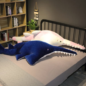 Cute Lifelike Sawtooth Shark Giant Size Plush Stuffed Pillow Doll