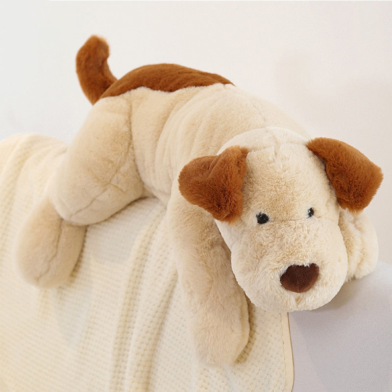 Cute Sleeping Puppy Dog Soft Plush Stuffed Pillow Doll