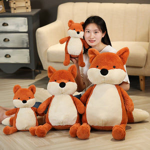 Cute Fatty Fox Huggable Plush Stuffed Doll Toy