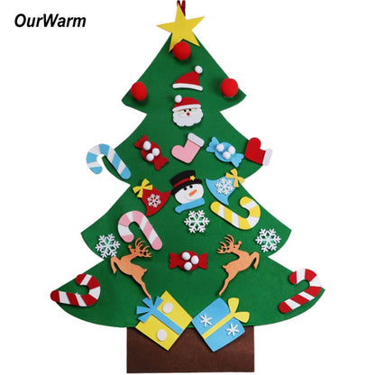 D.I.Y Felt Artificial Christmas Tree New Year Gifts Wall Hanging