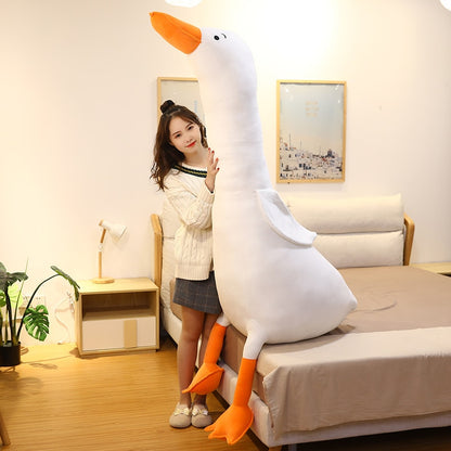 Cute Big Happy Goose Soft Plush Stuffed Pillow Doll Gifts