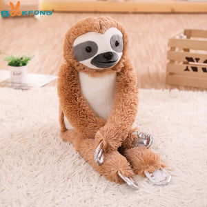 Cute Lifelike Sloth Bear Plush Stuffed Doll Toys For Children