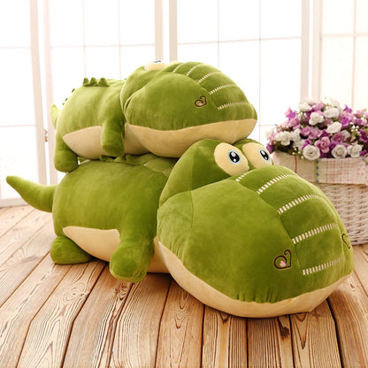 Cute Cartoon Fatty Green Crocodile 40cm Stuffed Plush Doll Gift