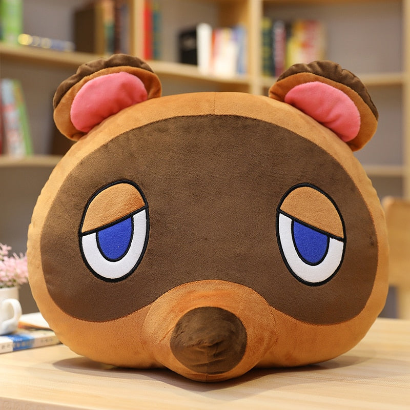 Cute Raccoon Timmy Tommy Tom Nook Animal Crossing Plush Stuffed Toy Pillow Doll