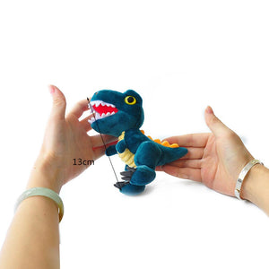 Cute Cartoon Dinosaur Plush Soft Stuffed Doll Pendant Keychain