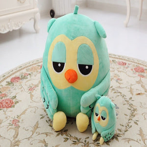 Cute Sleeping Night Owl 20cm Soft Plush Stuffed Dolls Gift for Kids