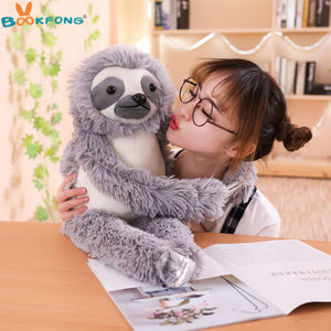 Cute Lifelike Sloth Bear Plush Stuffed Doll Toys For Children