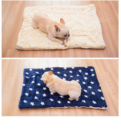 Cute Soft Cashmere Wool Pet Bed Universal Mat