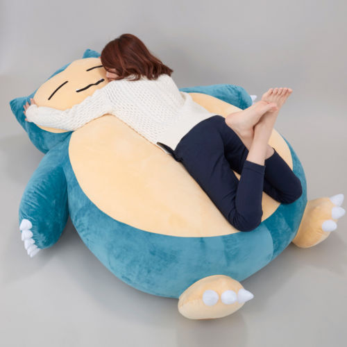 Giant Snorlax 59" Pillow Case ONLY COVER WITH ZIPPER