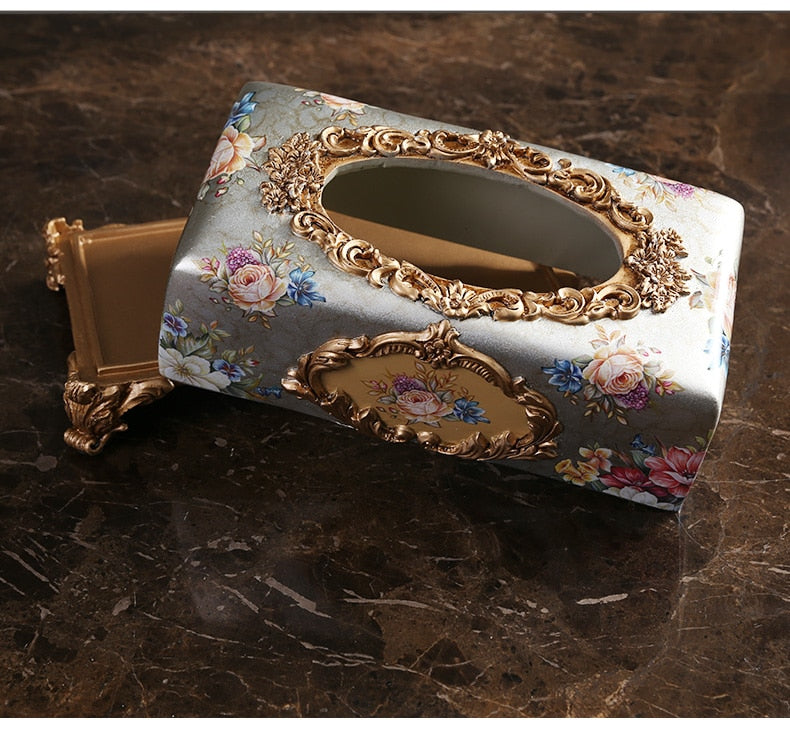 Beautiful Elegant Luxury Ceramics Tissue Box Holder - MsHormony