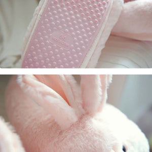 Cute Rabbit Cozy Warm Short Plush Home Slipper Shoes