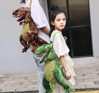 Cartoon 3D Dinosaurs Plush Backpack Bag for Children Kids Gifts