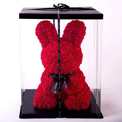 Rose Rabbit Dog Unicorn Artificial Flower Doll Gift