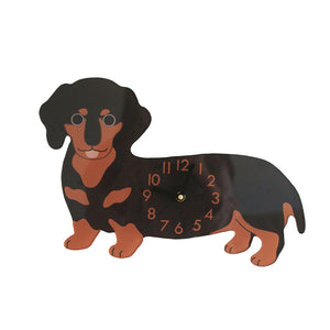 Cute Dachshund Weiner Dog Arcylic Modern Wall Clock