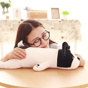 French Bulldog Lying Soft Plush Stuffed Dog Doll Pillows
