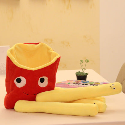 Cute Cartoon French Fries Soft Plush Stuffed Pillow Cushion Doll