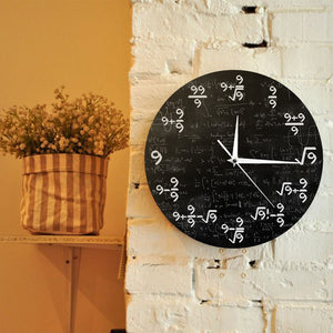 Mystery of Number Nine Math Wall Clock