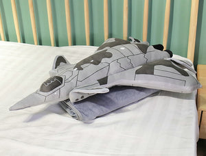 Cute Fighter Aircraft Plush Plush Stuffed Pillow Doll Toy