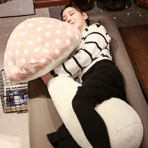 Cute Mushroom Giant Large Size Soft Plush Pillow Doll Toy