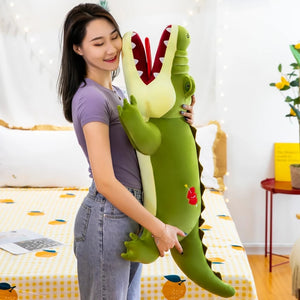 Funny Cute Fatty Crocodile Plush Stuffed Pillow Cushion Toy Doll
