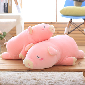 Lovely Sleeping Pig 30 cm Plush Dolls Pillow for Children Gifts