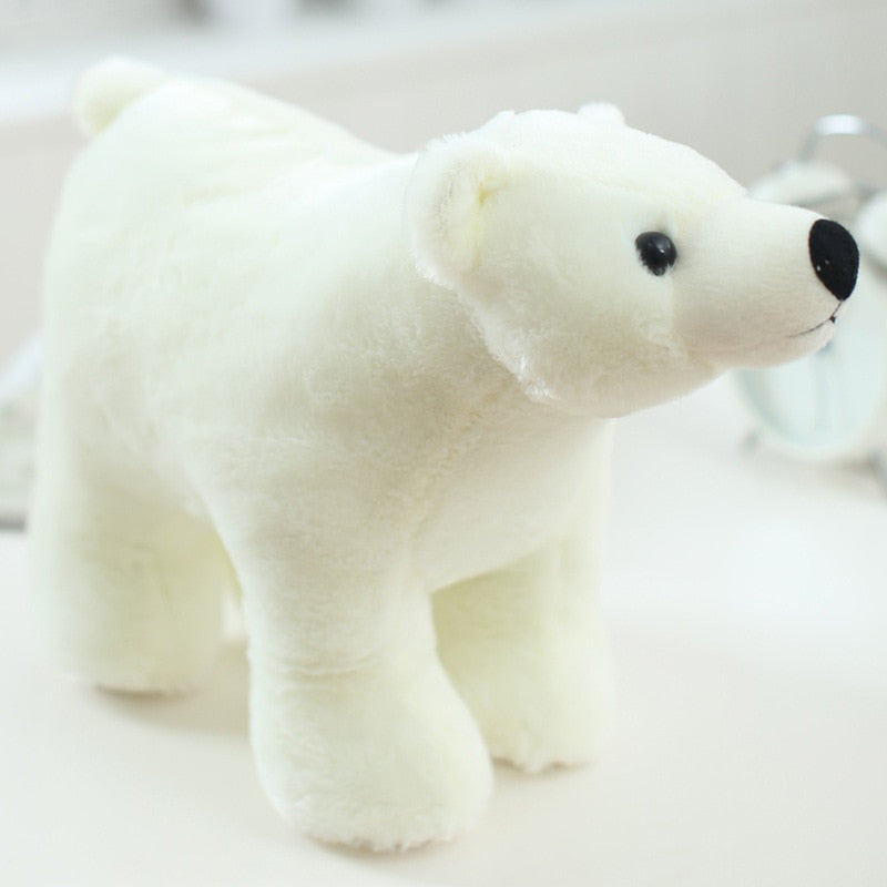 Cute White Polar Bear Stuffed Plush Pillow Toy Doll