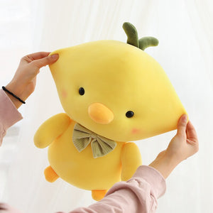 Cute Yellow Baby Chicken Stuffed Plush Toy Doll Pillow