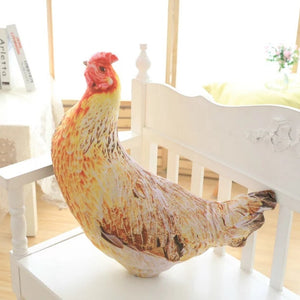 Lifelike Simulation Chicken Plush Stuffed Animal Plush Pillow Doll